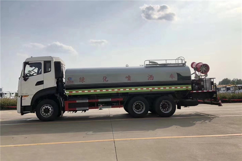 東風(fēng)天龍后八輪20噸噴霧車，國(guó)六綠化噴灑車