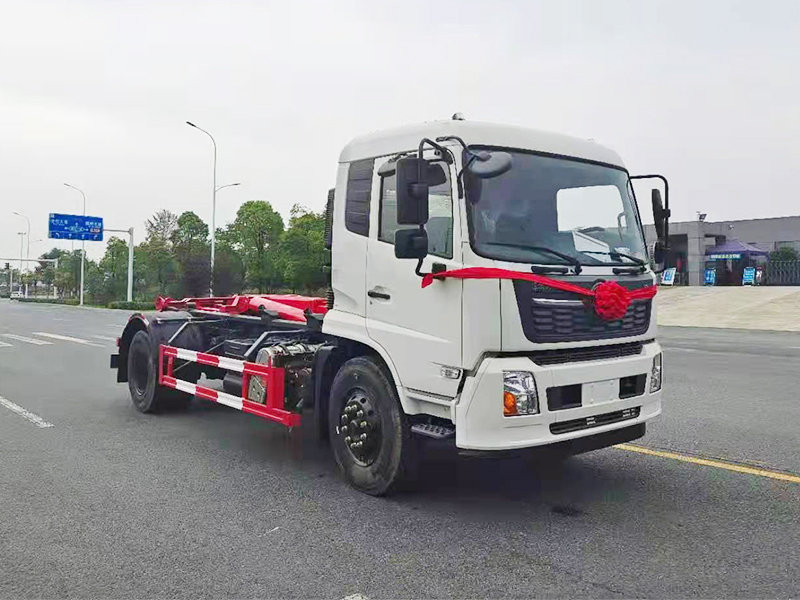12/14方勾臂垃圾車(chē)-東風(fēng)天錦